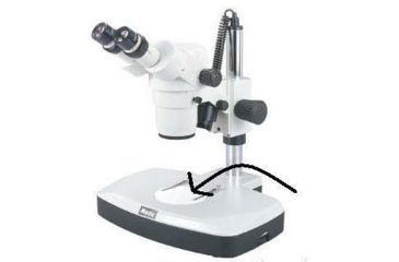 Image of Motic Instruments BLACK/WHITE Stage Plate SW02.2356