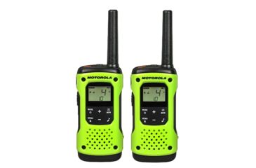 Image of Motorola Rechargeable 2 Way Radio w/ Accessories, Pack of 2, Lime, T605 H20