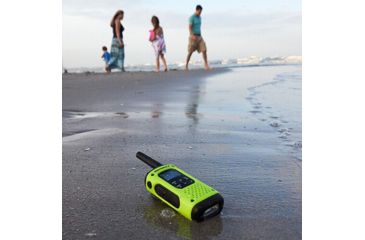 Image of Motorola Rechargeable 2 Way Radio w/ Accessories, Pack of 2, Lime, T605 H20