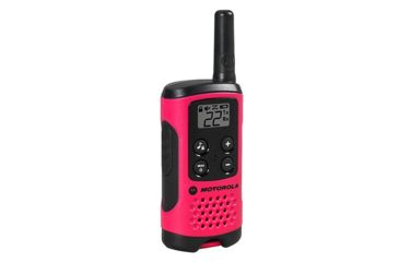Image of Motorola T107 Alkaline 2 Way Radio, Pack of 2, Neon Pink, T107