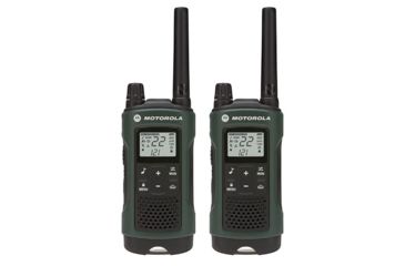 Image of Motorola T465 Rechargeable 2 Way Radio, Pack of 2, Green, T465
