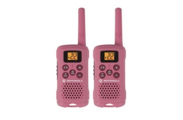 Image of Motorola Talkabout 16 Mile Range, AAA only, 22 channels, pink, Pink MG167A