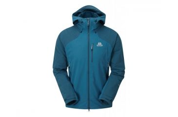 Image of Mountain Equipment Frontier Hooded Jacket, Ink Blue/Legion Blue, Large 76-9-L-DEMO