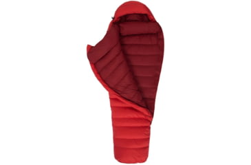 Image of Mountain Equipment Glacier 1000 Sleeping Bag, Imperial Red, Long, Left Zip, ME-003516-ME-01040-LZ