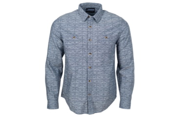 Image of Mountain Khakis Bison Etch Shirt Classic Fit - Mens, Crater Navy, S, O48401CRATER NAVYS