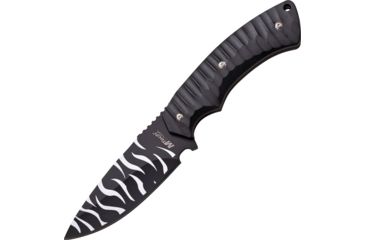 Image of Mtech Fixed Blade Knife, 4.25in, Black, Aluminum Handle MT2064BS