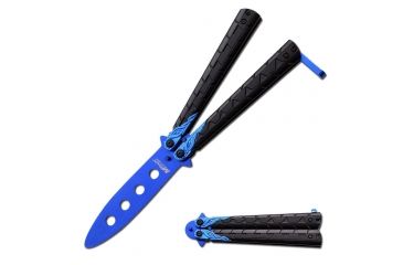 Image of Mtech Folding Blade, 3.75in, Stainless Steel Blade, Two Tone Anodized Aluminum Handle MT-872BL