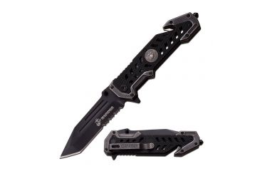 Image of Mtech Folding Blade, 4in, Stainless Steel Blade, Aluminum Handle M-A1052BK