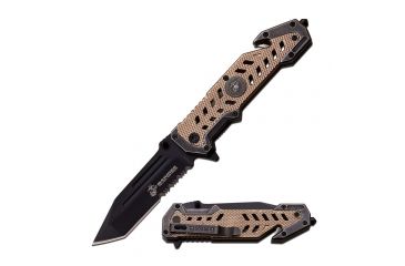 Image of Mtech Folding Blade, 4in, Stainless Steel Blade, Aluminum Handle M-A1052DT