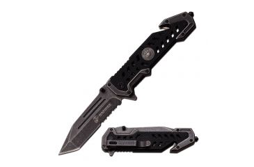 Image of Mtech Folding Blade, 4in, Stainless Steel Blade, Aluminum Handle M-A1052SW