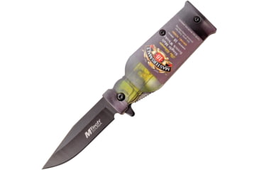 Image of Mtech Mastermalt Linerlock A/O Folding Knife, 2.5 satin finish stainless tanto blade, ABS handle, MT-A1190M