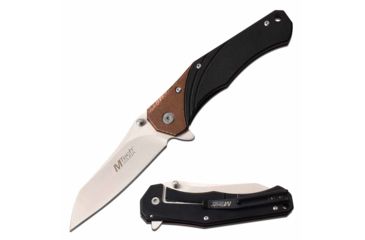 Image of Mtech MT-1103BZ Manual Folding Knife, 4.75in, 3CR13 Stainless Steel, Sheepsfoot, Steel Blade, G10 Handle, Bronze, MT-1103BZ