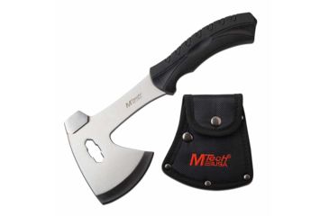 Image of Mtech MT-AXE15BK Axe, Stainless Steel, Rubber Handle, Black, MT-AXE15BK