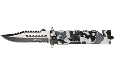 Image of Mtech Rescue Linerlock Camo Knife, 5in. Closed MT616DW