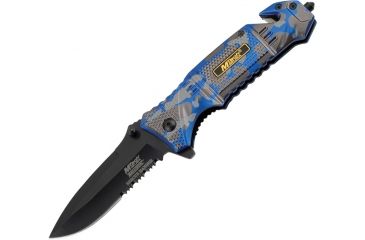 Image of Mtech Rescue Linerlock Tanto Blade, 4.75in. Closed MTA804BL