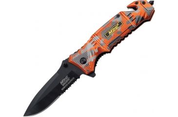Image of Mtech Rescue Linerlock Tanto Blade, 4.75in. Closed MTA804EM