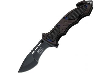 Image of Mtech Xtreme A/O Rescue Knife, 4.75in. Closed MTXA800BL