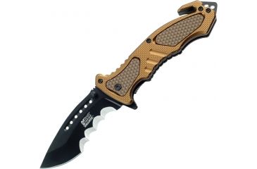 Image of Mtech Xtreme A/O Rescue Knife, 4.75in. Closed MTXA800TN