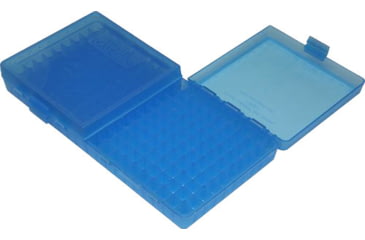 Image of Mtm Ammo Box .45acp/.40sw/10mm 200-rounds Clear Blue