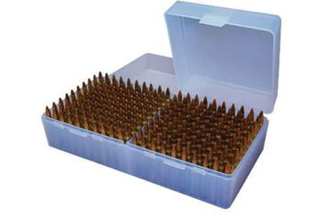 Image of Mtm Ammo Box Small Rifle 200-rounds Flip Top Style Blue