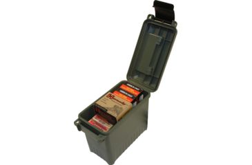 Image of MTM Ammo Can Mini for Bulk Ammo, Forest Green/Black, AC15-11