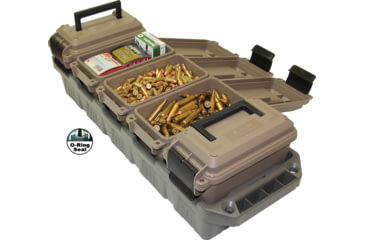 Image of MTM Ammo Crate Mini 5-Can, Dark Earth/Army Green, AC5C