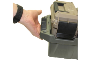 Image of MTM Ammo Crate Mini 5-Can, Dark Earth/Army Green, AC5C