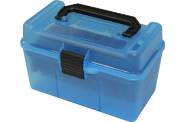 Image of MTM H50 Ammunition Box .17 Remington to .223 Remington Blue