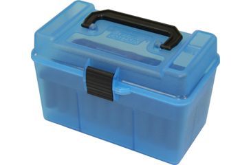 Image of MTM H50 Ammunition Box .264 to .458 Winchester Magnum Blue