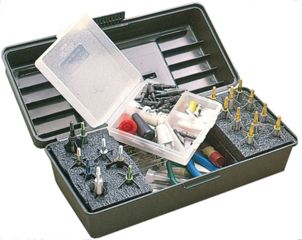 Image of MTM Magnum Broadhead Tackle Box Wild Camo 11.7x5x4 Inches