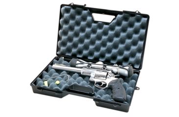 Image of MTM Single Pistol Case, Black, for 8pt8in Barrel Handguns 808-40