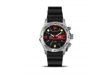 Image of MTM Special Ops Men's Silver Vulture Watch,Gray Neoprene Strap 855312003566