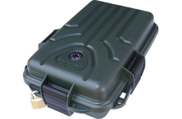 Image of MTM Survivor Dry Box Water Resistant 10x7x3 Inches Forest Green