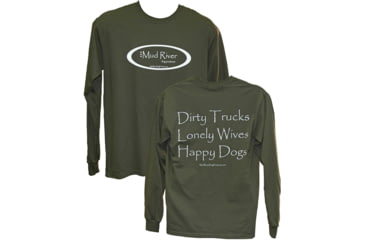 Image of Mud River Long Sleeve T-shirts - Small Green MRLS-SG
