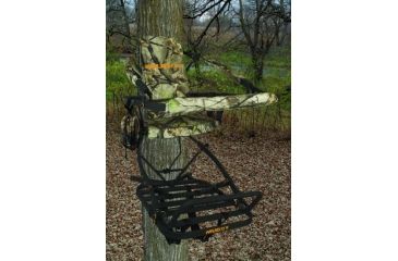 Image of Muddy Fusion Climber, includes Backpack Straps, Accessory Bag, Full Body Fall Arrest Harness, Black/Camo MCL500-A