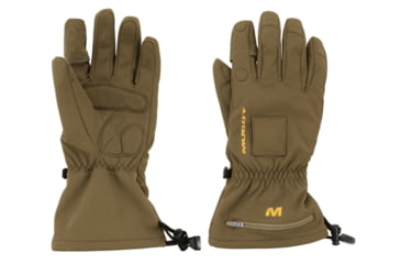 Image of Muddy Nucleus Heated Softshell Gloves - Mens, Brown Clay, LARGE, MUD-HT-GLV-CL-L