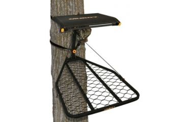 Image of Muddy Sportsman Fixed Position, includes 1-1in Silent Cam-Buckle, 1-1in Looped Ratchet Strap, Full Body Arrest Harness, Black MFP1000