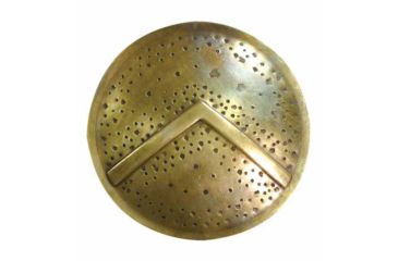 Image of Museum Replicas Spartans Round Brooch, Antiqued brass, 881012