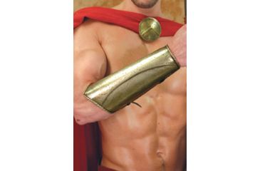 Image of Museum Replicas Spartans Vambraces, Plated in Antiqued Brass, 881005