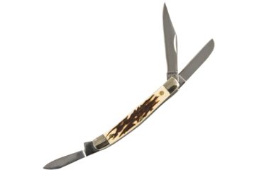 Image of Mustang 2.75 in., Delrin Handle, Three Blades, Nickel Silver Bolster FP51024