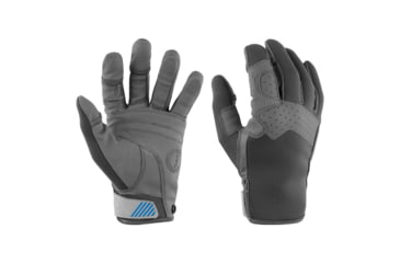 Image of Mustang Survival Traction Closed Finger Gloves - Grey/Blue - Small, Small, MA600302-269-S-267