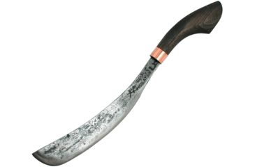 Image of My Parang Parang Tangkin Fixed Blade Knife, 12in, 5160 Carbon Steel, Beech Wood Handle MYPTGKN12