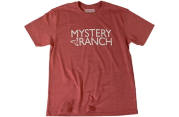Image of Mystery Ranch Logo T-Shirt, Red Clay Heather, Small, 112592-631-20