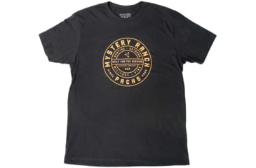 Image of Mystery Ranch MR Brand Seal T-Shirts - Mens, Black, Small, 113103-001-20