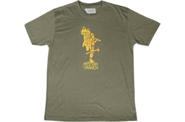 Image of Mystery Ranch Pack Light T-Shirt, Military Heather, Large, 112886-336-40