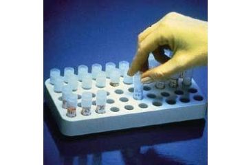 Image of Nalge Nunc Cryogenic Vial Holder, Polycarbonate, 50-Position, NALGENE 5030-0510