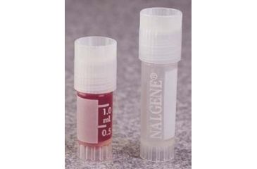 Image of Nalge Nunc Cryogenic Vials, Polypropylene, Sterile, External Thread with Screw Cap, NALGENE 5000-0012