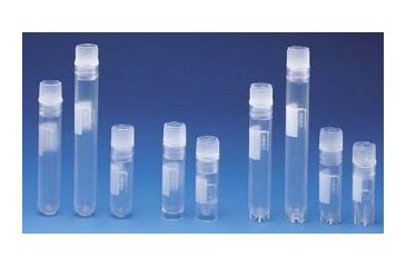 Image of Nalge Nunc CryoTube Vials, Polypropylene, Internal Thread with Screw Cap, NUNC 368632 Skirted Self-Standing Vials Round-Bottom