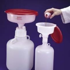 Image of Nalge Nunc Safety Waste Systems, NALGENE 6378-0010 Replacement Funnels Safety Waste Funnel And Lid For 73520-204