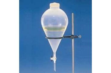 Image of Nalge Nunc Separatory Funnels, Teflon FEP, Squibb, Pear-Shape, NALGENE 4301-1000